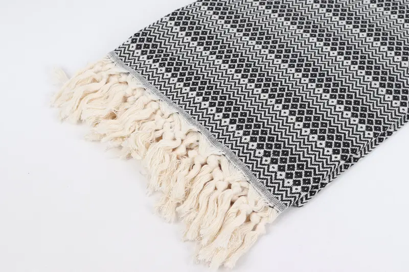 70x38 Cotton Diamond Towel, Lightweight towel, Bachelorette Party Favor, Turkish beach towel with fringe, Quick-Dry Beach Towel, Beach towel - 7