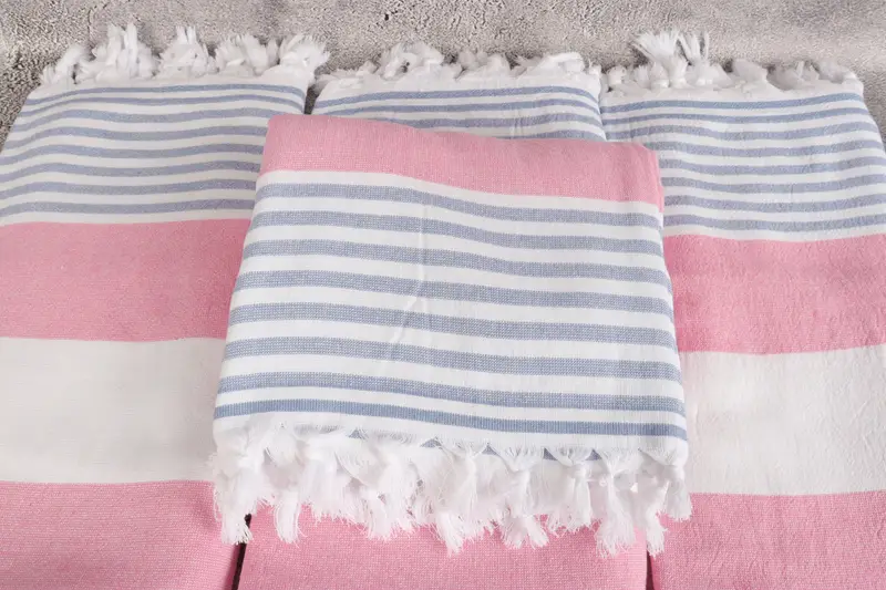 Bachelorette Party Gifts Bridesmaids, Custom Beach Towel, Turkish towel, Anniversary Gift For Her, 68x36 Cotton Striped Terry Towel, Spa Gift Towel - 4
