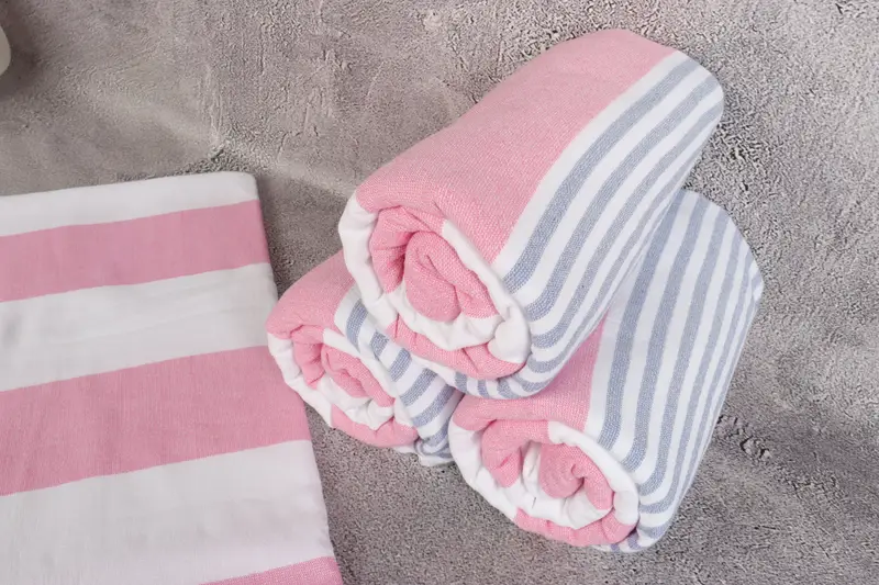 Bachelorette Party Gifts Bridesmaids, Custom Beach Towel, Turkish towel, Anniversary Gift For Her, 68x36 Cotton Striped Terry Towel, Spa Gift Towel - 8