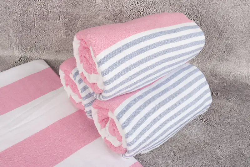 Bachelorette Party Gifts Bridesmaids, Custom Beach Towel, Turkish towel, Anniversary Gift For Her, 68x36 Cotton Striped Terry Towel, Spa Gift Towel - 7
