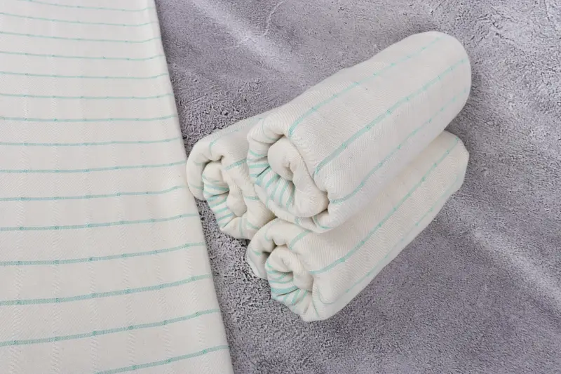 70x40 Cotton Striped Towel, Beach Bachelorette Party Decorations, Bridesmaid Gift, Spa Towel, Bridal Gifts, Beach Towel Gift, Handmade Gift - 8