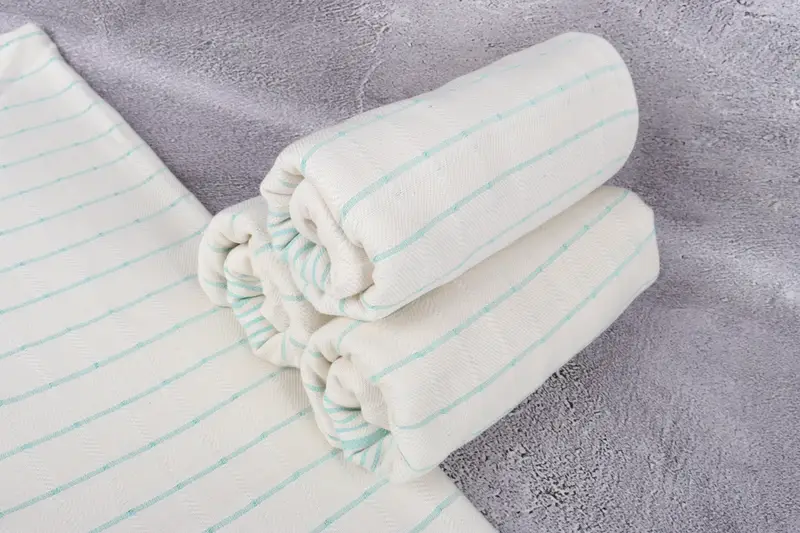 70x40 Cotton Striped Towel, Beach Bachelorette Party Decorations, Bridesmaid Gift, Spa Towel, Bridal Gifts, Beach Towel Gift, Handmade Gift - 7