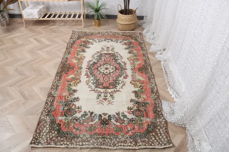 Eleganter Teppich, 3,67 x 6,82 Fuß – vielseitiges Dekor-Essential