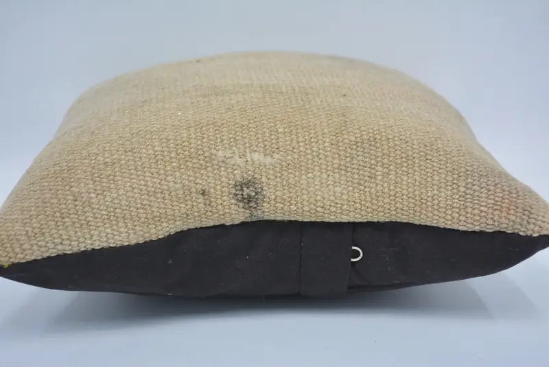 Pillow for Sofa, Chair Cushion Case, Pillow for Couch, 12x12 Beige Cushion Case, Pillow, Kilim Cushion Sham, Kilim Rug Cushion Case, Natural Cushion - 5