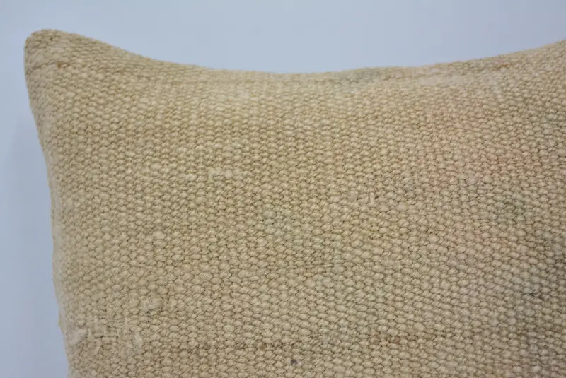 Pillow for Sofa, Chair Cushion Case, Pillow for Couch, 12x12 Beige Cushion Case, Pillow, Kilim Cushion Sham, Kilim Rug Cushion Case, Natural Cushion - 2