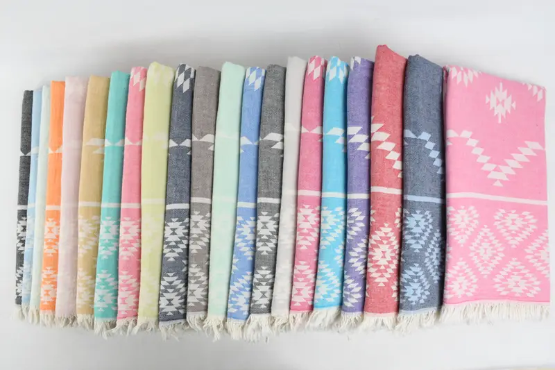 Monogram Turkish Towel, Bachelorette Party Gifts Bridesmaids, Bachelor Towel, 70x36 Cotton Kilim Towel, Personalized Wedding Gift, Memorial Gift - 5