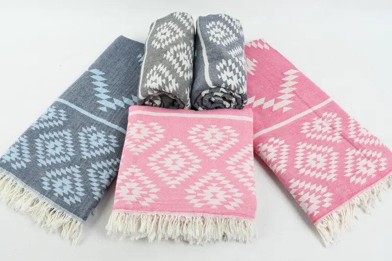 Monogram Turkish Towel, Bachelorette Party Gifts Bridesmaids, Bachelor Towel, 70x36 Cotton Kilim Towel, Personalized Wedding Gift, Memorial Gift - 8