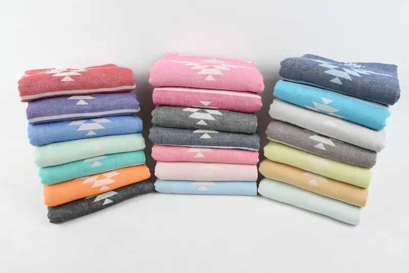 Monogram Turkish Towel, Bachelorette Party Gifts Bridesmaids, Bachelor Towel, 70x36 Cotton Kilim Towel, Personalized Wedding Gift, Memorial Gift - 6