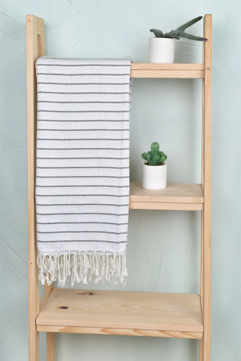 Personalized Turkish Towel, Bulk Order Towel, Personalized Wedding Gift For Couple, 70x40 Cotton Striped Towel, Bridesmaid Gifts, Bridesmaid Gift - 8