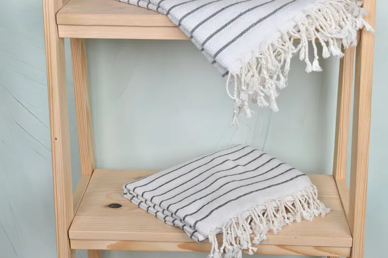 Personalized Turkish Towel, Bulk Order Towel, Personalized Wedding Gift For Couple, 70x40 Cotton Striped Towel, Bridesmaid Gifts, Bridesmaid Gift - 5