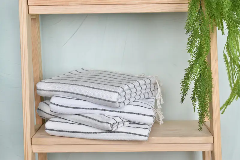 Personalized Turkish Towel, Bulk Order Towel, Personalized Wedding Gift For Couple, 70x40 Cotton Striped Towel, Bridesmaid Gifts, Bridesmaid Gift - 7