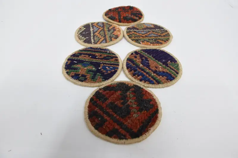 Blue and Red Coasters, Durable and Stylish Coasters