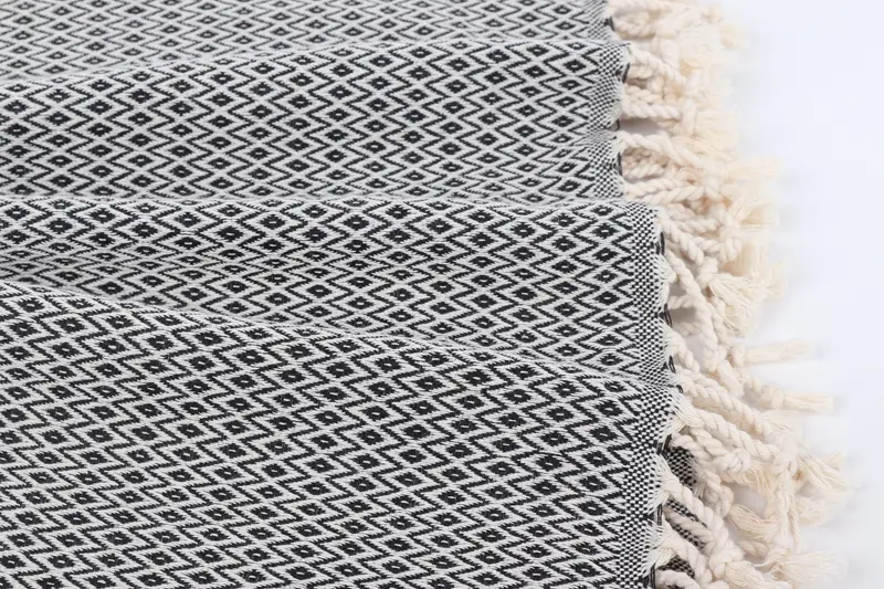 Anniversary Gift For Her, Bachelorette Party Decorations, Handwoven Turkish bath towel, 70x40 Cotton Diamond Towel, Beach towel, Quick-dry peshtemal - 8