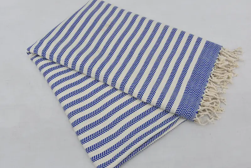 Bridesmaid Favors, Sand-resistant Turkish towel for the beach, 70x40 Cotton Chevron Towel, Organic towel, Wedding Favors, Quick-Dry Beach Towel - 7