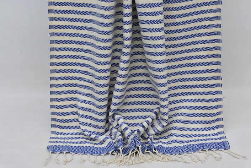 Bridesmaid Favors, Sand-resistant Turkish towel for the beach, 70x40 Cotton Chevron Towel, Organic towel, Wedding Favors, Quick-Dry Beach Towel - 6