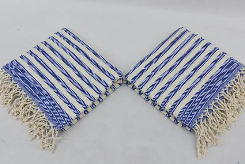 Bridesmaid Favors, Sand-resistant Turkish towel for the beach, 70x40 Cotton Chevron Towel, Organic towel, Wedding Favors, Quick-Dry Beach Towel - 4