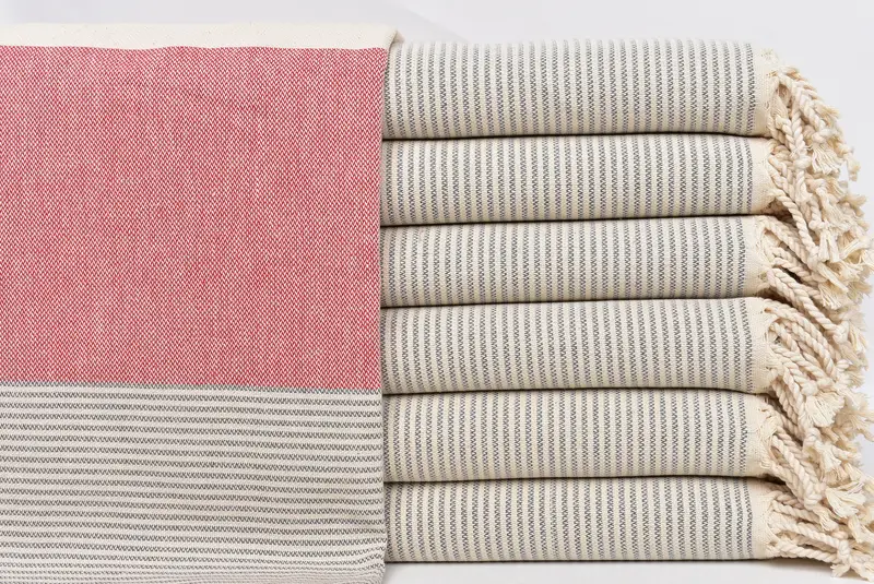 Guest Towel, Personalized Towel, 70x40 Cotton Striped Towel, Friends Beach Towel, Sand-free towel, Bachelorette Party Decorations, Bridesmaid Favors - 1