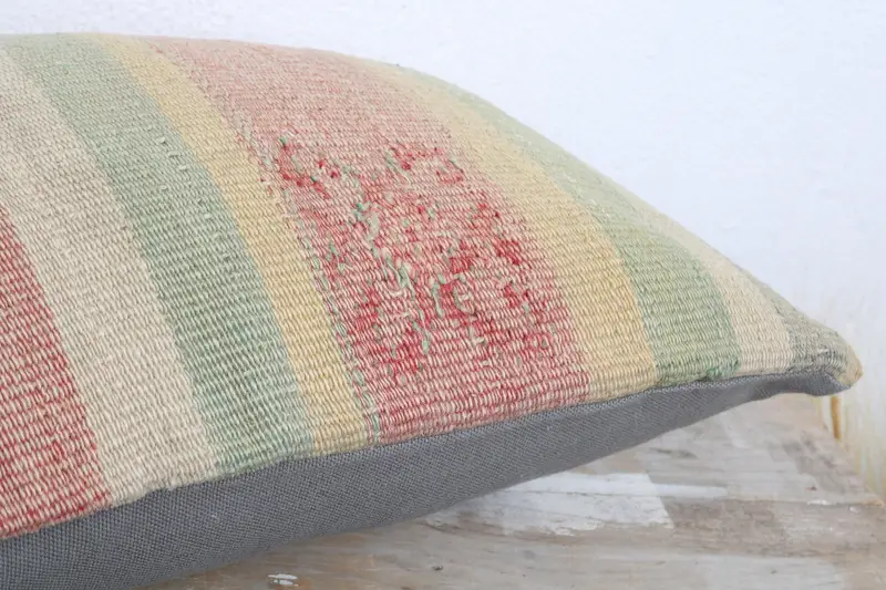 Pillow Cover, Interior Designer Pillow, Pastel Cushion Case, 12x20 Green Pillow Sham, Outdoor Throw Pillow Sham, Pillow for Couch, Pillow for Sofa - 6