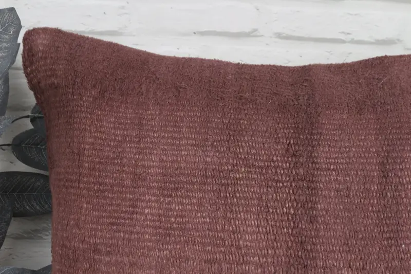 Vintage Pillow, 22x22 Brown Pillow Case, Antique Pillows, Boho Chic Pillow, Pillow Case, Outdoor Bolster Pillow Case, Vintage Kilim Pillow - 2