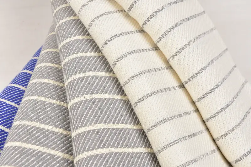 Lightweight towel, Quick-dry towel, 70x40 Bamboo Herringbone Towel, Unique Wedding Gift, Handmade Turkish hammam towel, Baby Boy Gift, Summer Gift - 5