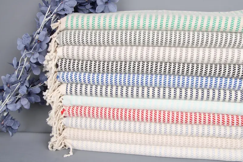 Personalized Cotton Tea Towel, Polka Dot, 20x40, Organic/Recycled