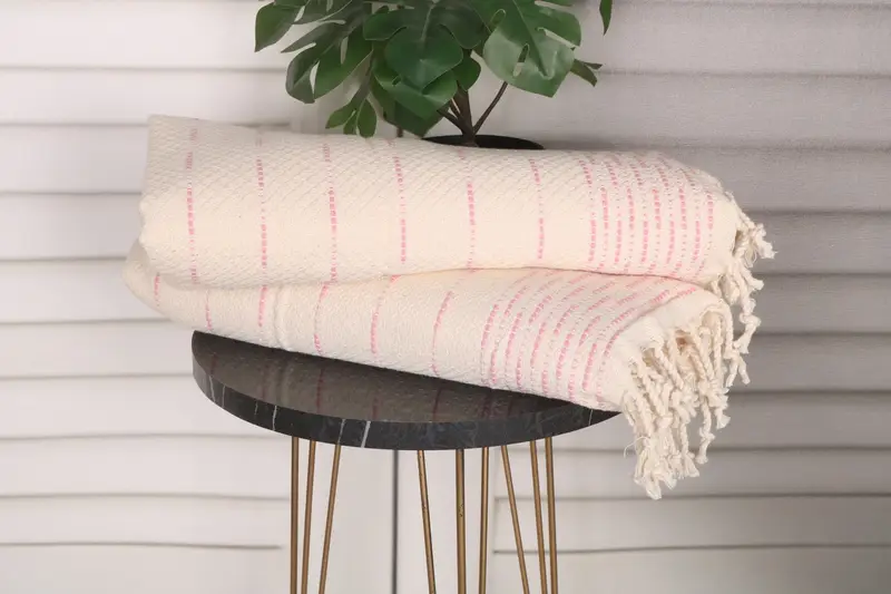 Personalized Kitchen Towel, Kitchen Towel, 36x18 Cotton Striped Design Towel, Small Bath Towels, Mother Of The Groom Gift, Wedding Hand Made Gift - 3