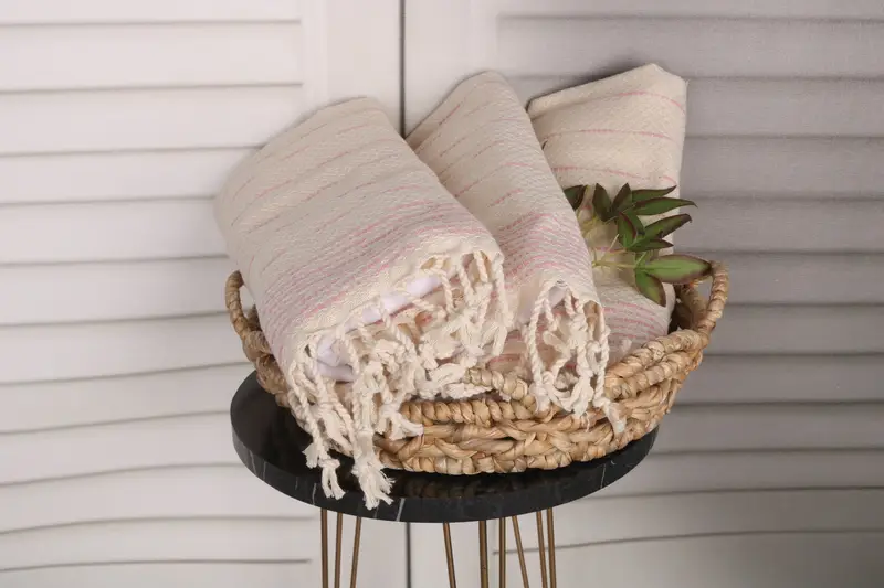 Personalized Kitchen Towel, Kitchen Towel, 36x18 Cotton Striped Design Towel, Small Bath Towels, Mother Of The Groom Gift, Wedding Hand Made Gift - 5
