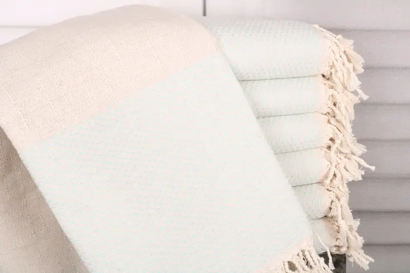 Personalized Beach Towel, 70x40 Cotton Polka Dot Towel, Monogrammed Turkish Towel, Turkish Towel Beach, Lightweight towel, Boyfriend Christmas Gift - 1