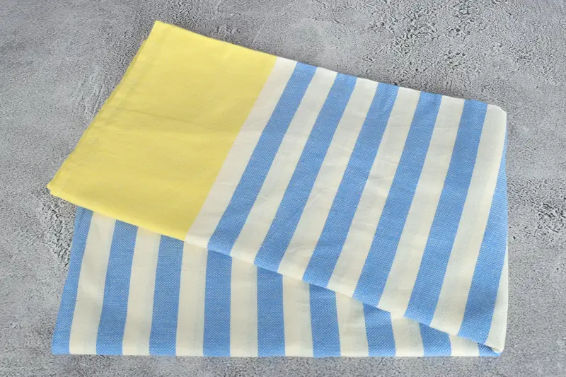 Custom Blanket, Gifts For Him, Turkish Blanket, Wedding Gift Customized Blanket, 64x60 Cotton Striped Fringeless Towel, Personalized Gifts - 6