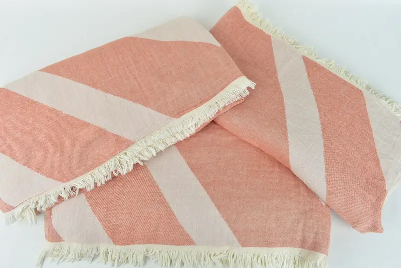 Turkish Bedspread, Monogram Beach Blanket, Bridal Gifts, Bridal Shower Gift, Boho Throw Blankets, 84x76 Cotton Geometric Towel, Bachelorette Gifts - 8