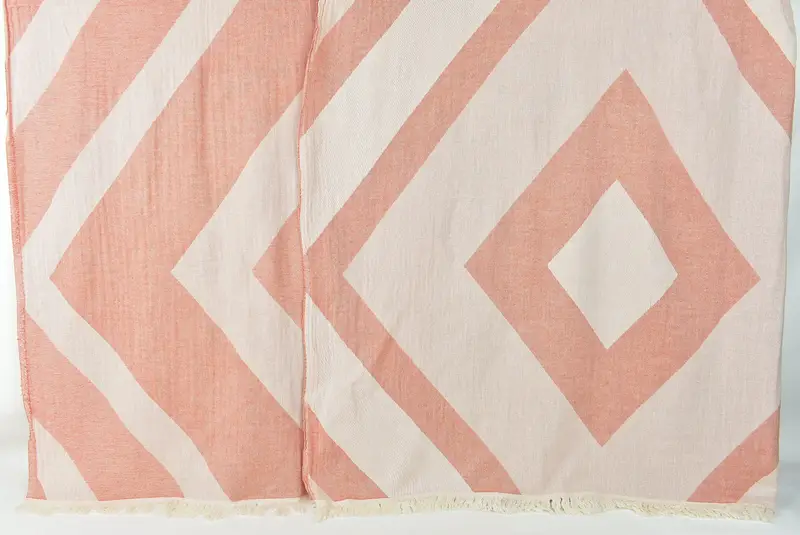 Turkish Bedspread, Monogram Beach Blanket, Bridal Gifts, Bridal Shower Gift, Boho Throw Blankets, 84x76 Cotton Geometric Towel, Bachelorette Gifts - 1