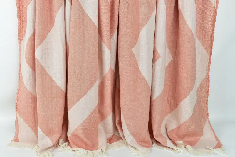 Turkish Bedspread, Monogram Beach Blanket, Bridal Gifts, Bridal Shower Gift, Boho Throw Blankets, 84x76 Cotton Geometric Towel, Bachelorette Gifts - 2