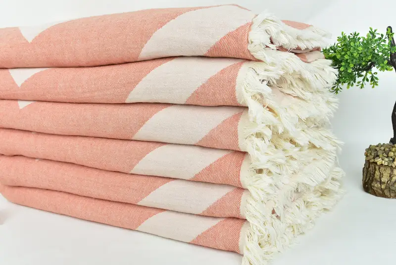 Turkish Bedspread, Monogram Beach Blanket, Bridal Gifts, Bridal Shower Gift, Boho Throw Blankets, 84x76 Cotton Geometric Towel, Bachelorette Gifts - 5