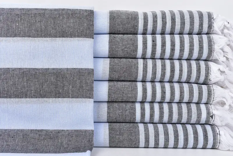 Handmade Gift, Gift For Bride, Beach Towel Gift, Turkish beach towel, Monogrammed Turkish Towel, Bachelorette Towel, 68x36 Cotton Striped Towel - 1