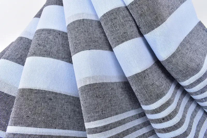 Handmade Gift, Gift For Bride, Beach Towel Gift, Turkish beach towel, Monogrammed Turkish Towel, Bachelorette Towel, 68x36 Cotton Striped Towel - 5