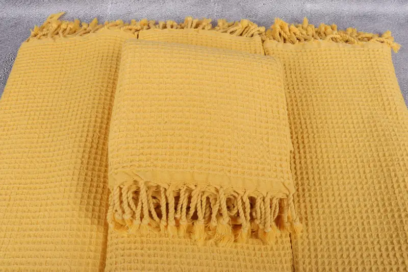 Monogrammed Turkish Towel, Personalized Gifts, Custom Wedding Gifts, Home Decor Towel, Organic Towel, Custom Wedding Gift, 68x36 Cotton Waffle Towel - 4