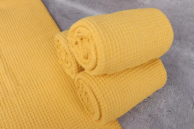Monogrammed Turkish Towel, Personalized Gifts, Custom Wedding Gifts, Home Decor Towel, Organic Towel, Custom Wedding Gift, 68x36 Cotton Waffle Towel - 7