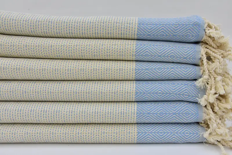 Gift For Her, Monogram Turkish Towel, Thin and lightweight Turkish peshtemal, Turkish bath towel, 70x40 Cotton Diamond Towel, Engagement Gift - 1