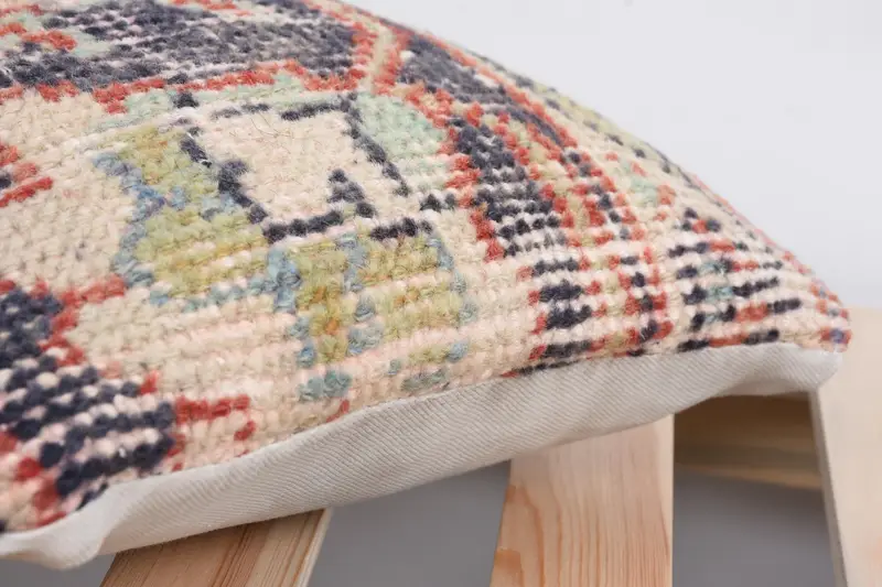 Art Deco Cushion Case, Cushion, Vintage Pillow, Pillow for Sofa, Throw Kilim Pillow, Outdoor Patio Pillow Case, 12x12 Black Pillow Sham - 7