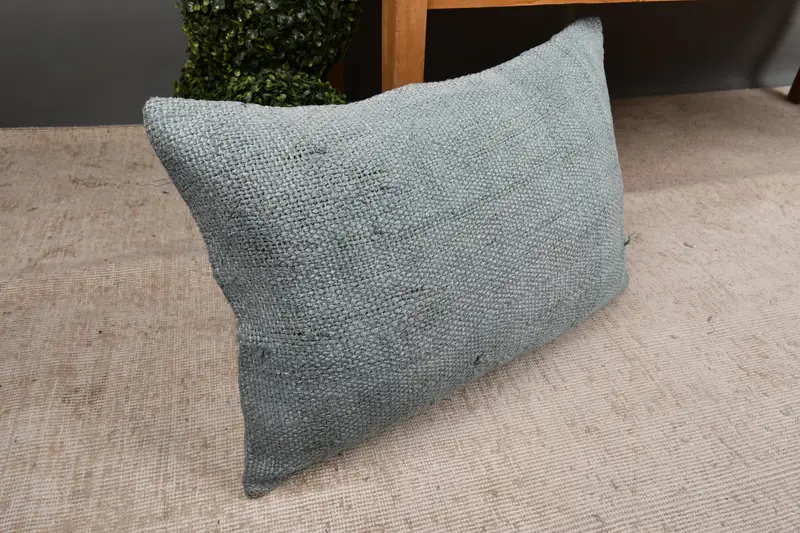 Pillow Cover, 16x24 Green Pillow Case, Pillow for Couch, Kilim Cushion Sham, Boho Pillow Sham Cover, Colorful Cushion, Ethnic Pillow Cover Cushion - 7