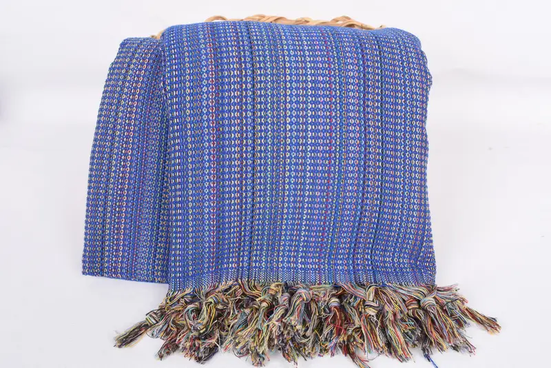 Throw Blanket, Bedspread, Woven Throw Blanket, Bridal Party Gifts, 100x80 Cotton Waffle Towel, Extra Large Tablecloth, Thanksgiving Tablecloth - 5