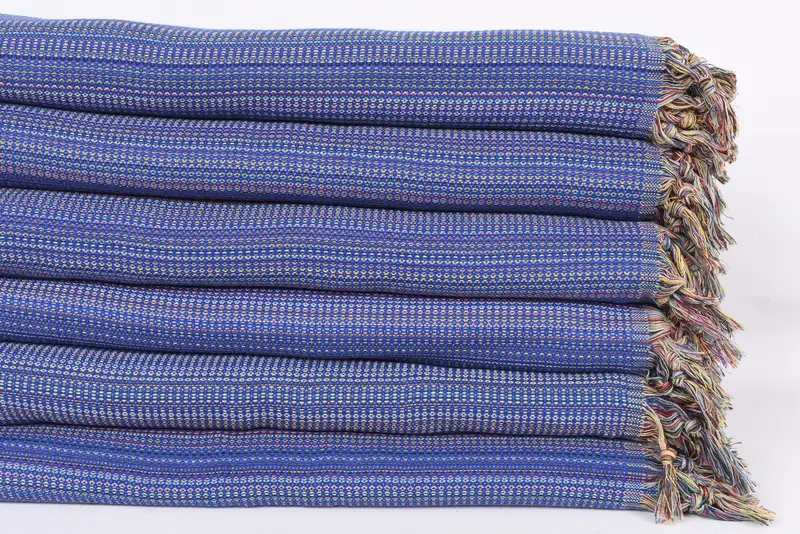 Throw Blanket, Bedspread, Woven Throw Blanket, Bridal Party Gifts, 100x80 Cotton Waffle Towel, Extra Large Tablecloth, Thanksgiving Tablecloth - 3