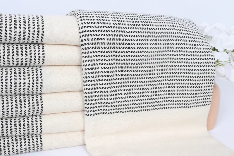 Quick-Dry Beach Towel, Embroidered Turkish Towel, Wedding Day Gift For Bride, 70x40 Cotton Diamond Towel, Turkish Towel USA, Beach towel, Yoga Towel - 2