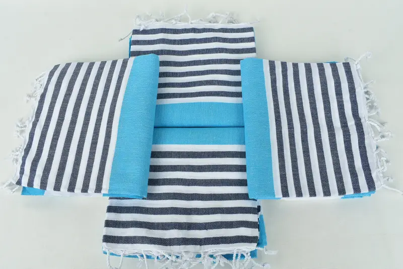 70x40 Cotton Striped Towel, Unique Wedding Gift, Home Decor Gifts, Turkish Beach Towel Bulk, Wedding Gift, Personalized Wedding Gift, Xmas Gifts - 6