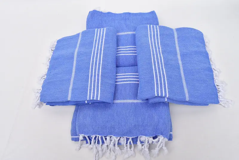Toalla Peshtemal, Peshtemal turco suave y orgánico para uso de spa de lujo, regalo para novia, toalla a rayas de algodón de 70x40, toalla turca, toalla de regalos de boda - 6