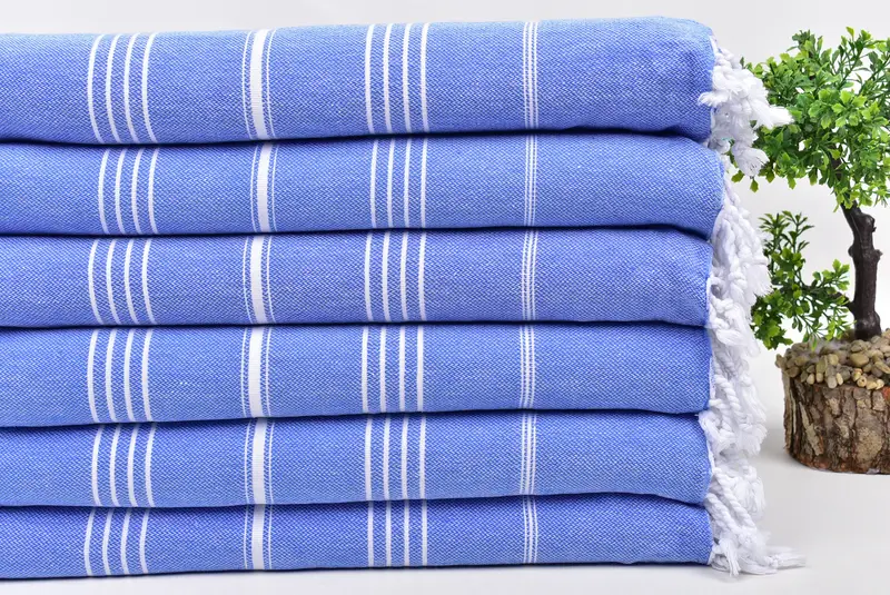 Toalla Peshtemal, Peshtemal turco suave y orgánico para uso de spa de lujo, regalo para novia, toalla a rayas de algodón de 70x40, toalla turca, toalla de regalos de boda - 3
