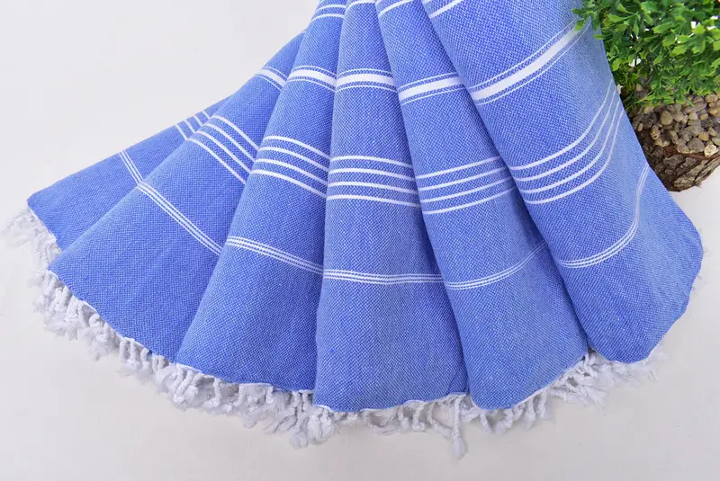 Toalla Peshtemal, Peshtemal turco suave y orgánico para uso de spa de lujo, regalo para novia, toalla a rayas de algodón de 70x40, toalla turca, toalla de regalos de boda - 4
