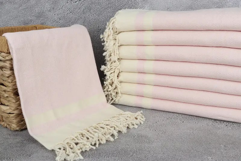 Bridesmaid Proposal Gift, Travel towel, Wedding Gifts Towel, Mexico Bachelorette Party Gifts, Turkish bath towel, 70x40 Cotton Striped Towel - 3