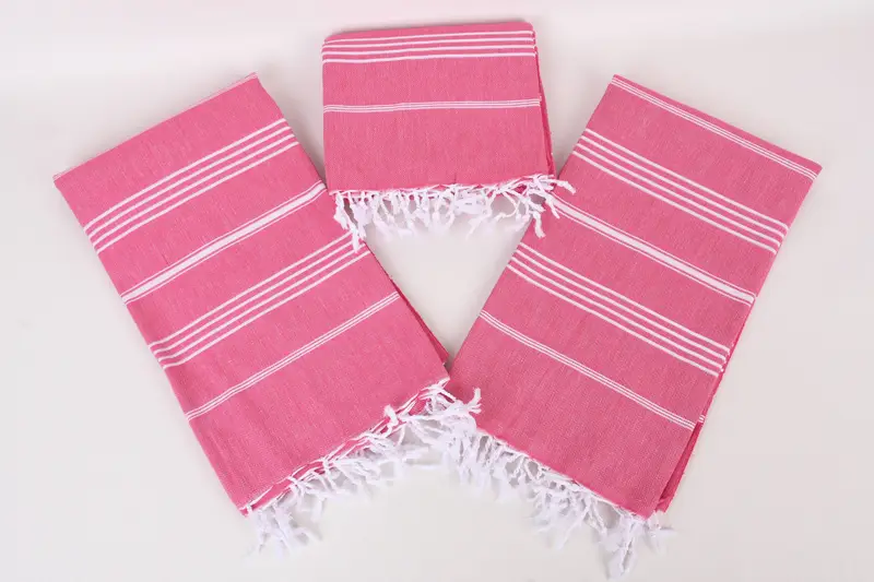 Monogram Turkish Towel, Handmade Gift, Quick-dry travel peshtemal towel, Bridal Shower Favors, Customized Towels, 70x40 Cotton Striped Towel - 6