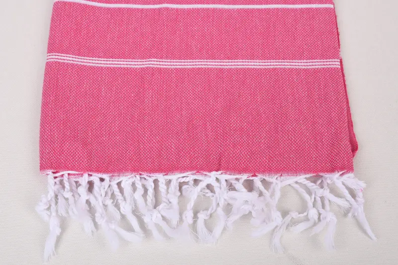 Monogram Turkish Towel, Handmade Gift, Quick-dry travel peshtemal towel, Bridal Shower Favors, Customized Towels, 70x40 Cotton Striped Towel - 3
